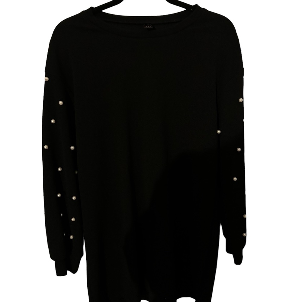 Black pearl dress